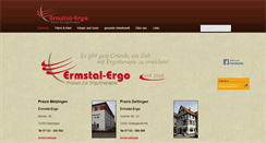 Desktop Screenshot of ermstal-ergo.de